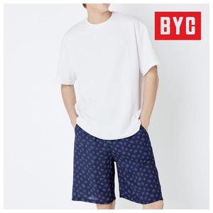 BYC 남녀공용 모달 5부 파자마바지 커플잠옷 빅사이즈 NMG1064