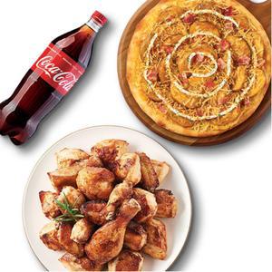 [굽네치킨] 오리지널+트리플 포테이토 피자+콜라1.25L