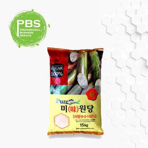 사탕수수원당 비정제 고급설탕 피비에스 PBS 15kg비 비설탕 가정용