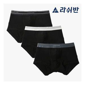 [라쉬반 스탠다드] 남성팬티 코드블랙 3종 318638