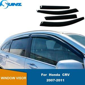 혼다 CRV 2007 2008 2009 2010 2011 사이드 윈도우 디플렉터, 레인 가드 프로텍터, 비바람 막이, 도어 바이저