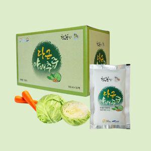햇살담은 제주 당근 무안 양배추즙 100ml x 50포 양배추 당근즙 위에 좋은 양배추