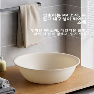 내구성  플라스틱 얼굴 세면기 가정용 세탁을 대형 발 세척 작은 분지 원형 모양 청소