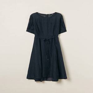 ROEM 라운드넥 롱 원피스_RMOWF25R13 565453