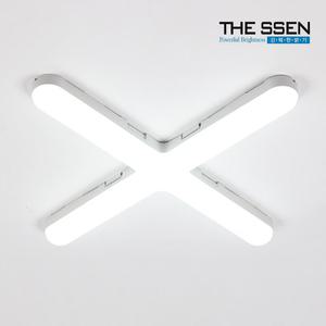 더쎈 LED 십자등 100W 다용도 형광등 거실 창고 사무실 조명 LED전등교체
