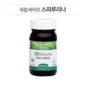 콜레스테롤 개선[독일Sanatur] 독일 바이오 스피루리나 (400mg x 250정 x 1병) / 항산화 관리