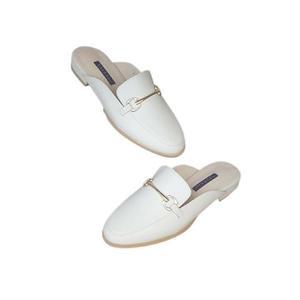 [세라] (2color) 마리오 여성 골드장식 블로퍼&뮬 (2cm) A22M401