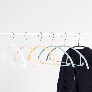 닷드 논슬립 어깨뿔방지 라운드 철제 옷걸이 10P