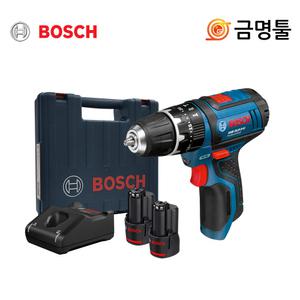 보쉬 GSR10.8-2-LI 충전드릴 10.8V 2.0AH 2팩 2단속도조절 드릴+드라이버작업