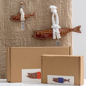 명태 인형 만들기 DIY 키트 가죽 키링 세트 액막이 행운 선물 현관 장식 소품 풍수 개업 이사 집들이