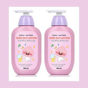 베비언스 카카오 키즈 바디로션 어피치(390ml) 2개 /어린이바디로션/순한로션