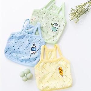 반려 베스트 귀여운 프린트 고양이 조끼 통기성 애완 동물 얇은 셔츠 부드러운 치와와 의류 강아지 여름