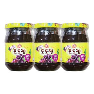 오뚜기 포도쨈 300g 3개 잼 토스트 식빵