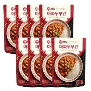 백설마파두부 덮밥소스 180g x8개