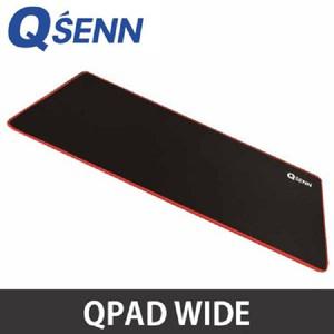 [ QSENN ] QPAD-WIDE 마우스 패드 큐센 장패드 게이밍 78cm*30cm*두께 5mm - 키보드 마우스 동시 사용 - 고급 패브릭 원단 - 미끄럼 방지 - 생활방수