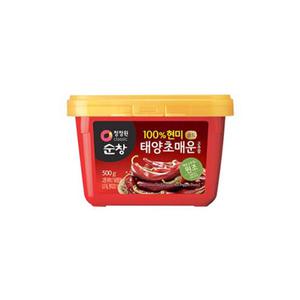 청정원 순창 태양초 매운 고추장(현미) 500g