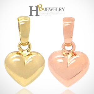 [호림쥬얼리]14K정품(HR)14K 뷰티 9mm 통통하트 펜던트(택일)