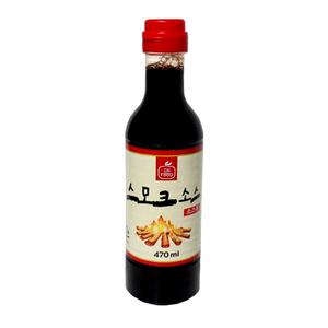 이엔푸드 스모크소스 470ml 1개 숯불향소스