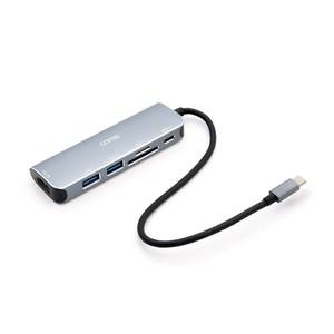 C타입 멀티 카드리더기 USB3.0 허브 도킹 HDMI SD PD