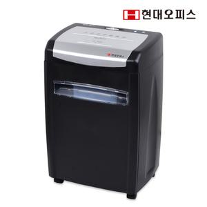 [현대오피스] 중형 문서세단기 PK-1210CD+오일페이퍼+정전기스프레이 최대 12매 파지함 28L 파쇄기 세절기