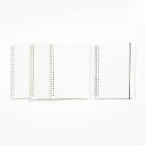 히어로피플 심플 스프링 모눈종이 그리드 노트 단어 라인 줄 PP PVC 대학생 B5 A5 공책