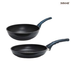 키친아트 까사 IH 인덕션가능 티타늄코팅 후라이팬세트 2종F(후32+궁30)