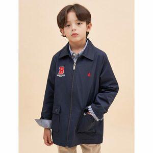 [BEANPOLE KIDS] [시즌오프 30%][바시티] 고학년 점퍼  네이비 BI3239U02R