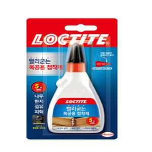 록타이트  빨리굳는 수성 목공용 접착제 120g
