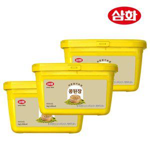 [삼화식품]삼화 재래식 콩된장 1kg x 3