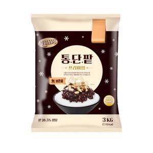 리치스 통단팥 프리미엄 파우치 3kg 팥빙수 빙수용 단팥