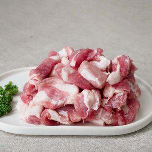 [착한고기마을] 한돈 무항생제 앞다리살 찌개용 500g