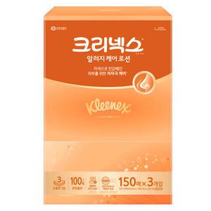 크리넥스 알러지 케어 로션 150매 3개 1팩 