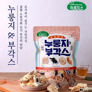 하루칩스 달콤 바삭 누룽지 부각스 240g x 2개