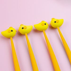 실리콘 볼펜 모음 펜 캐릭터 귀여운 중성 펜 인쇄가능