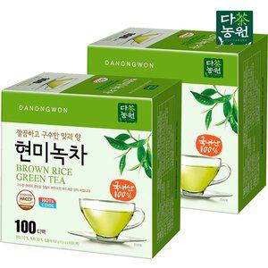 갤러리아 다농원 현미녹차 100T X 2개