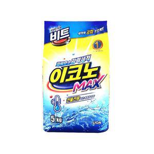 비트 이코노맥스 5kg 파우치 리필 분말 세탁세제