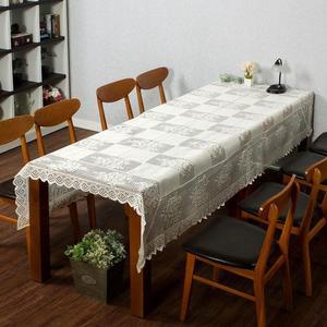 [OFKK7PN3]식탁보 프렌치 레이스 테이블보 로즈가든