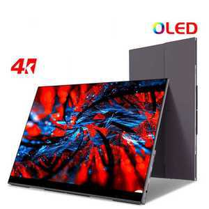 휴대용 15.6인치 4k 터치 서브 모니터 OLED 듀얼 터치