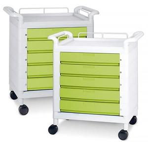 알티피아 CART-205DC 병원카트 이동식 서랍트롤리 업소용다용도 병원 사무실 이동식서랍장