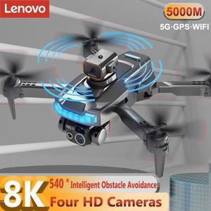 레노버 P15 드론 5G 전문 8K GPS 듀얼 카메라 장애물 회피 광학 흐름 포지셔닝 브러시리스 RC 4000M 선물