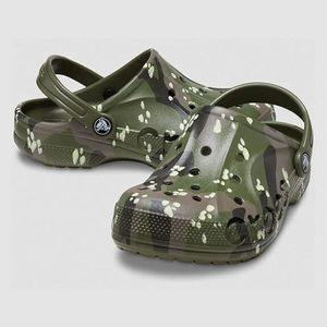 [크록스] 키즈 바야 프린티드 클로그 K / 207657-309 아미그린 / 물놀이 아쿠아