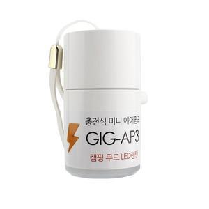 [RGKPQ685]무선 전동 에어펌프 GIGAP3 화이트 충전 바람