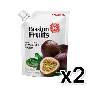 까로망 패션후르츠 마일드잼 1kg (2개1세트)