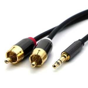 3.5AUX TO 앰프연결 2RCA커넥터 1M 고음질 스테레오선