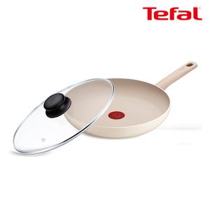 테팔 글로시샤인 후라이팬 28cm+유리뚜껑 28cm