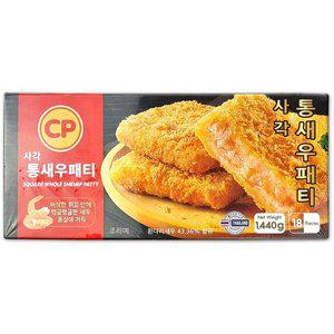 [기타]코스트코 CP 사각 통새우 패티 1440g(80g x 18입) 샌드위치 햄버거 안주