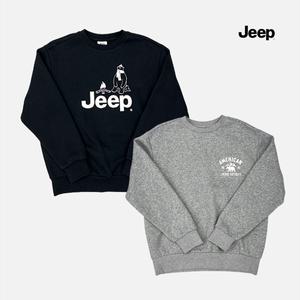 지프 Jeep (남녀공용) 기모/논기모 맨투맨 6종 택1