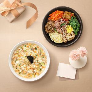 [본죽&비빔밥] 쇠고기야채죽+돌솥 소불고기비빔밥