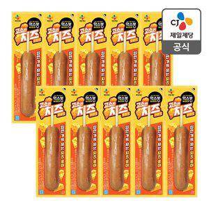 [CJ제일제당][본사배송] 맥스봉 고소치즈후랑크 65g X 10개