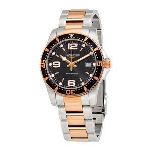 Longines 론진 Conquest 쿼츠 블랙 다이얼 남성용 41mm 시계 L3.740.3.58.7
